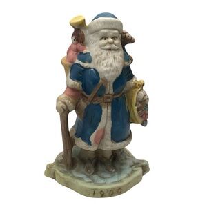 SANTA THROUGH THE YEARS The Victorian Santa 1900 Hand Painted Porcelain Figure